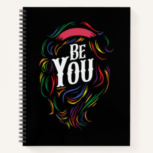 Be You   LGBTQ   Rainbow   Gay Pride Notebook