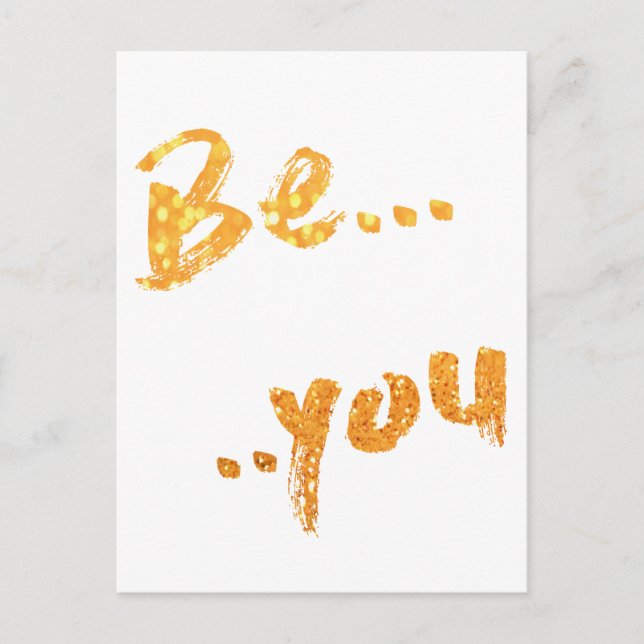 be you postcard (Front)