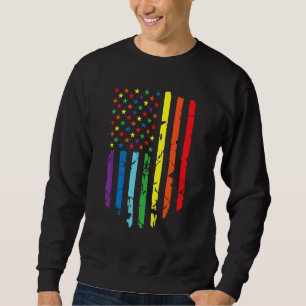 Be You Rainbow Flag Galaxy Lgbtq Pride Gay Lgbt Al Sweatshirt