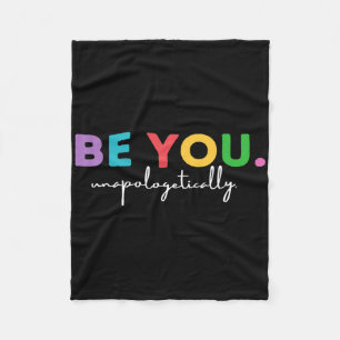 Be You Shirt, Love Yourself Shirt, Faith Shirt Yog Fleece Blanket