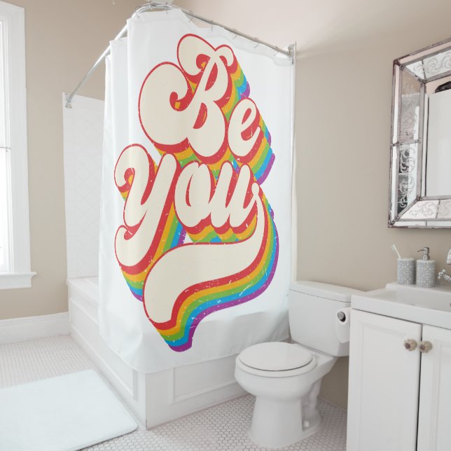 Be You! Shower Curtain (In Situ)