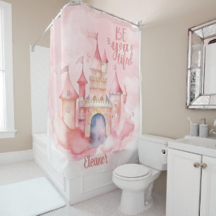 Be-You-Tiful Palace in the Pink Cloud customisable Shower Curtain