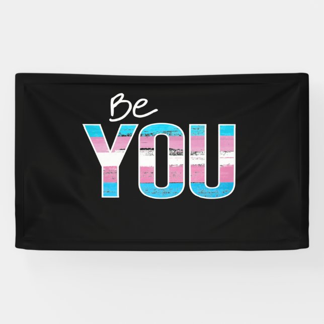 Be You - Trans -white Banner (Horizontal)