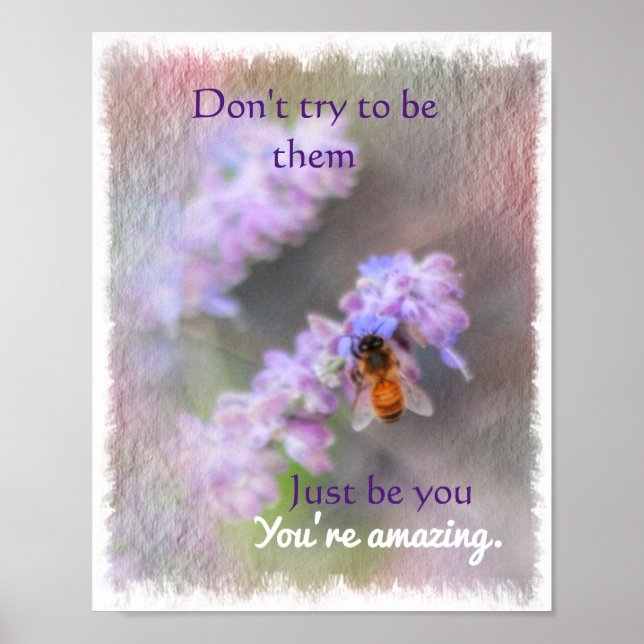 Be Your Amazing Self Poster (Front)