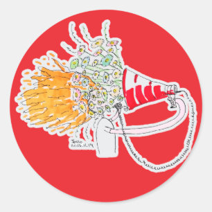 Be Your Biggest Fan Classic Round Sticker