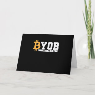 Be your own Bank Bitcoin Wallet Card