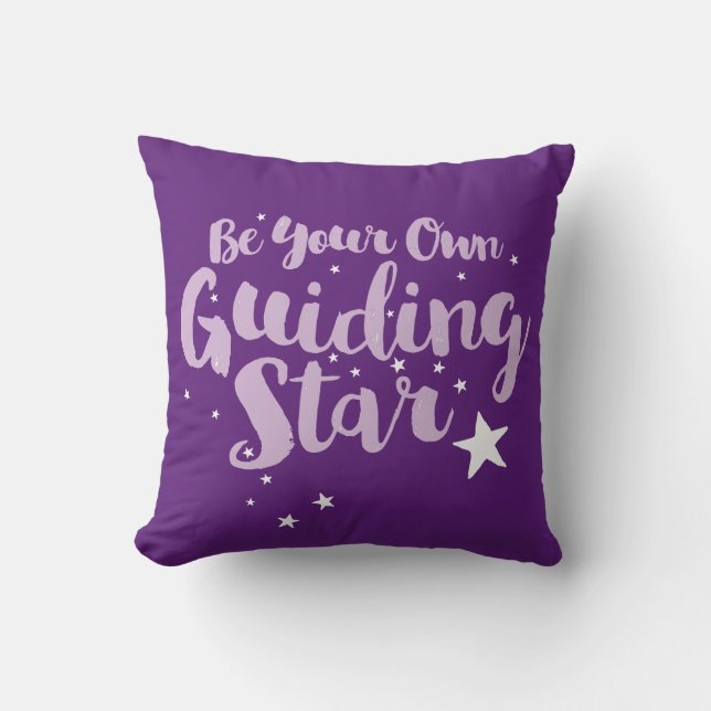 Be Your Own Guiding Star Cushion (Front)