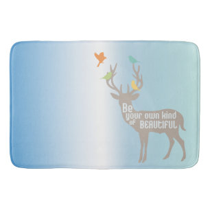 Be Your Own Kind of Beautiful Bath Mat