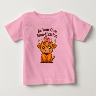 Be your own mooo-tivation baby T-Shirt