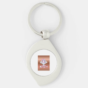 Be Your Own Rainbow Cute Unicorn Girls Key Ring