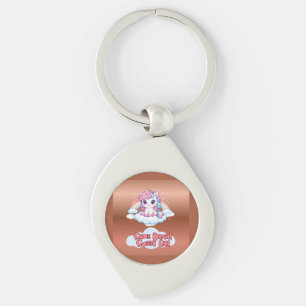 Be Your Own Rainbow Cute Unicorn Key Ring