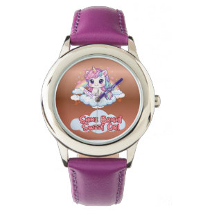 Be Your Own Rainbow Cute Unicorn Watch