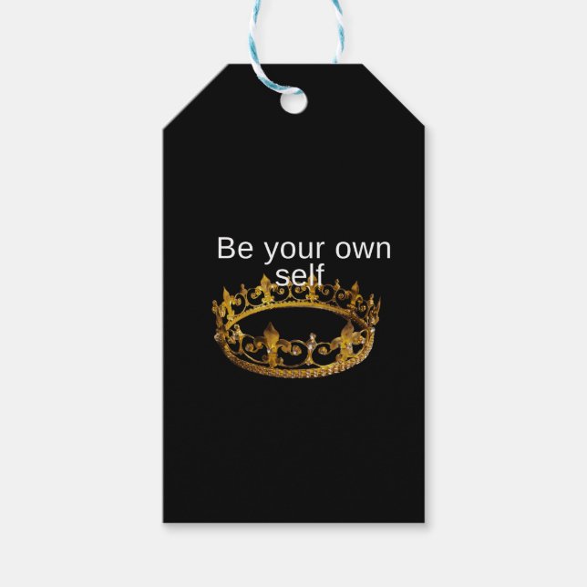 Be Your own self Gift Tags (Front)