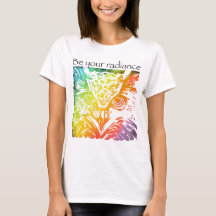 Be your radiance owl rainbow animals