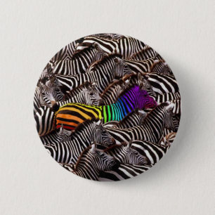 be yourself 6 cm round badge