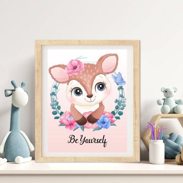 Be Yourself Animal Nursery Wall Art (Be Yourself Animal Nursery Wall Art)