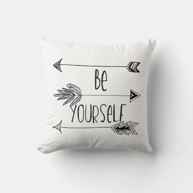 Be Yourself Arrows Cushion (Front)