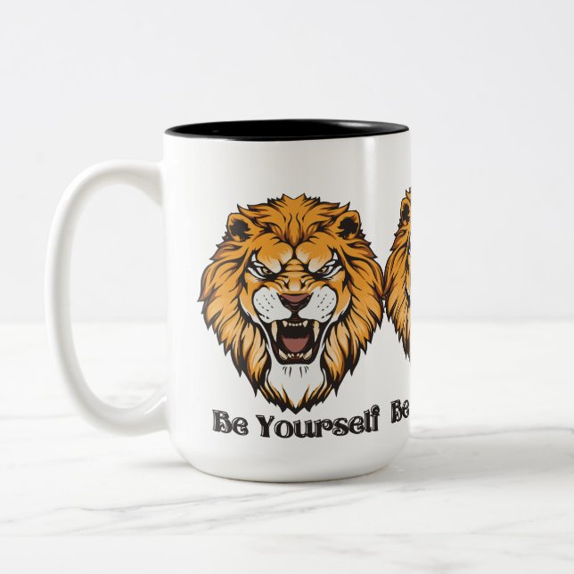 Be Yourself - Attitude quotes coffee mug (Left)