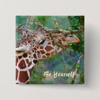 Be Yourself Collection 15 Cm Square Badge