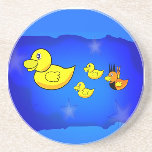 Be Yourself Duck Coaster (Front)