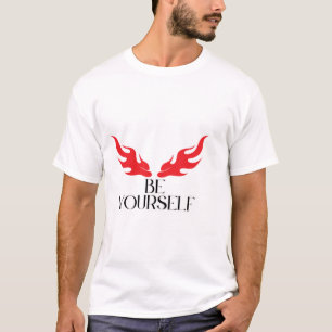 Be Yourself – Empowering Minimalist Quote Design f T-Shirt