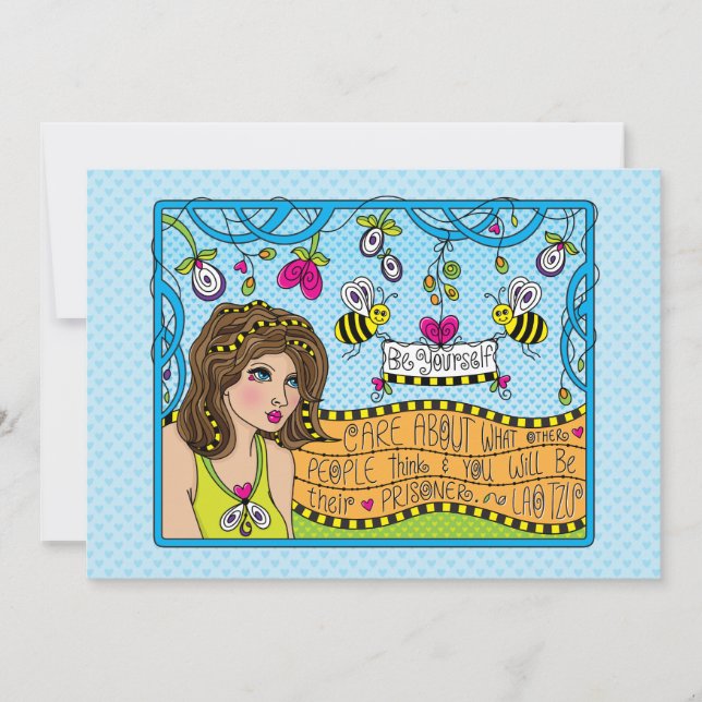 Be Yourself_Flat Card 7"x5" (Front)