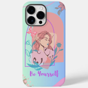Be yourself, illustration woman iPhone / iPad case
