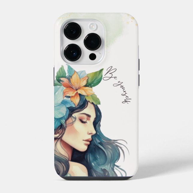 Be yourself  iPhone case (Back)