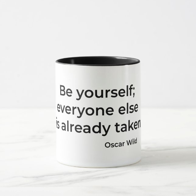 Be yourself mug (Center)