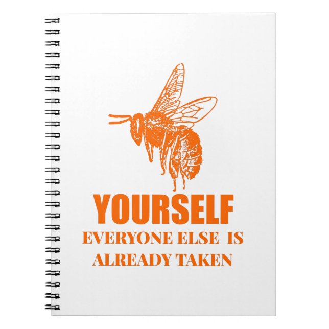 Be Yourself Notebook (Front)