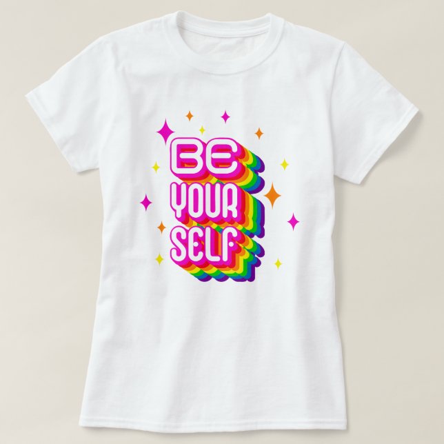 “Be Yourself” Tee – Spray Paint Series | CTFOD (Design Front)