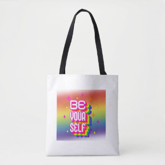 Be yourself  tote bag