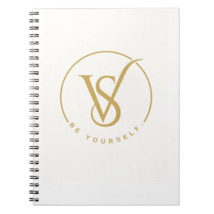 Be Yourself VS Monogram Logo Notebook