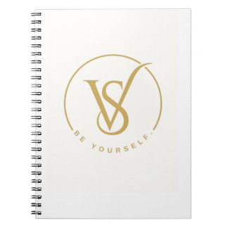 Be Yourself VS Monogram Logo Notebook
