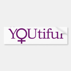Be YOUtiful Bumper Sticker