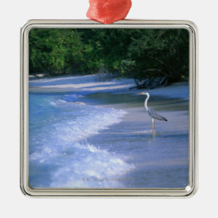 Beach 2 metal tree decoration