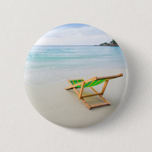 Beach 6 Cm Round Badge