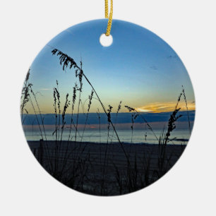 Beach 96 Ceramic Ornament