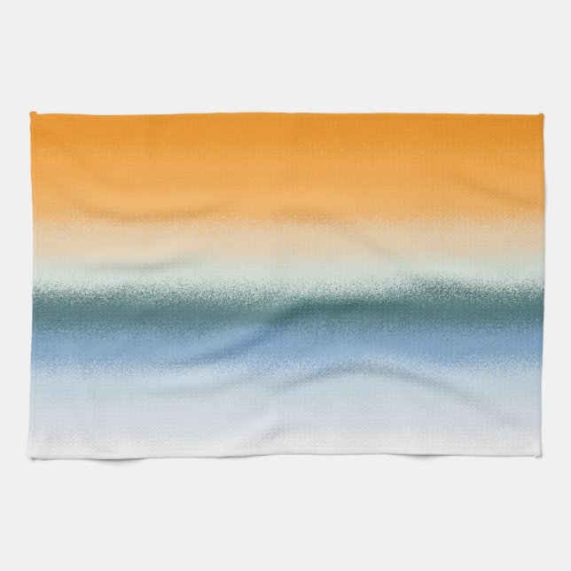 Beach Abstract Tea Towel (Horizontal)