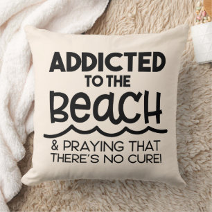 Beach Addict's Prayer Cushion