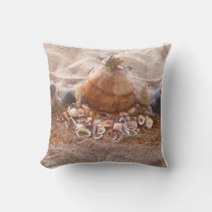 Beach Altar Throw Pillow