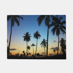 Beach And A Coastal Village Praia Do Forte Doormat