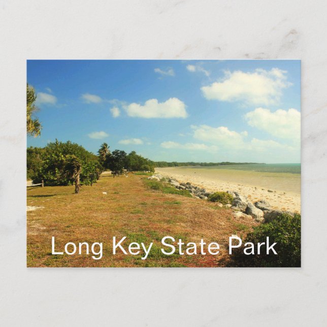 Beach and Grounds, Long Key State Park, Florida Postcard (Front)