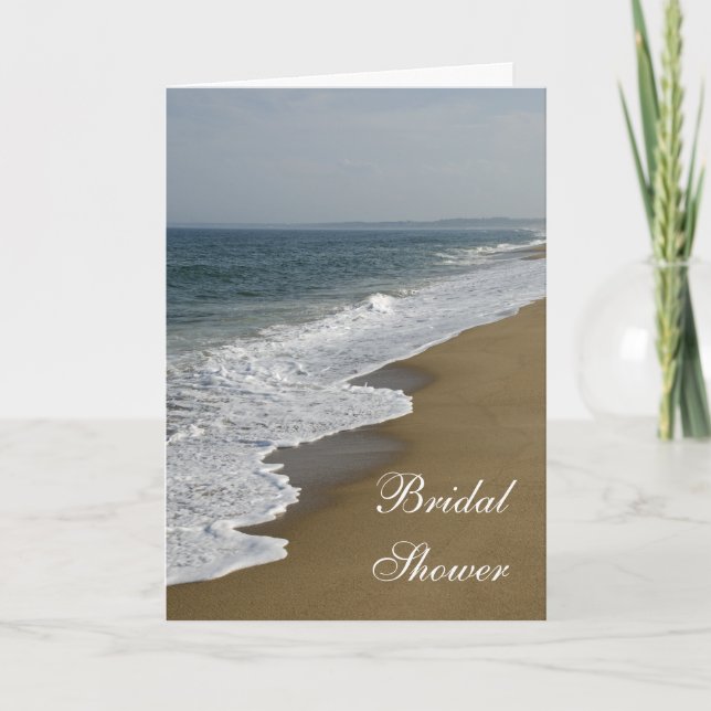 Beach and Ocean Bridal Shower Invitation (Front)