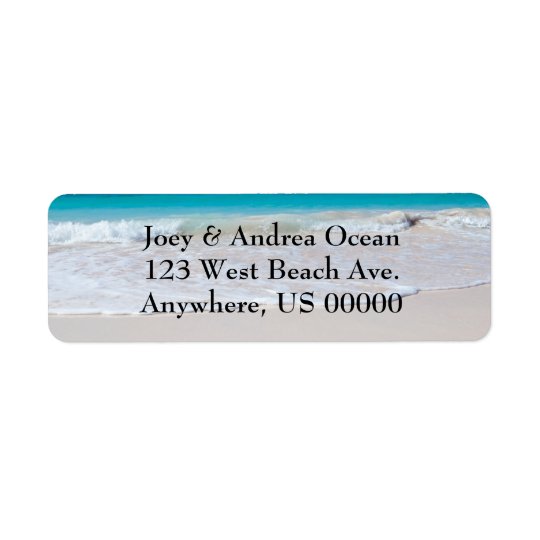 Beach and Ocean Custom Return Address Labels