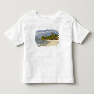 Beach and palm trees, Plantation Island Resort Toddler T-Shirt