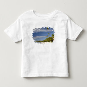 Beach and palm trees, Plantation Island Resort Toddler T-Shirt