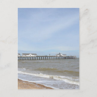 Beach And Pier At Southwold Suffolk Postcard