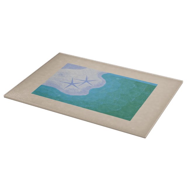 Beach and Starfish Cutting Board (Corner)