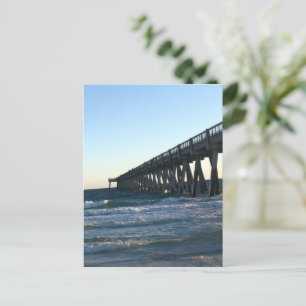 Beach announcement postcard